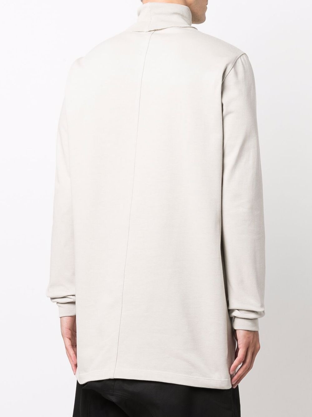 roll-neck organic-cotton sweatshirt - 4