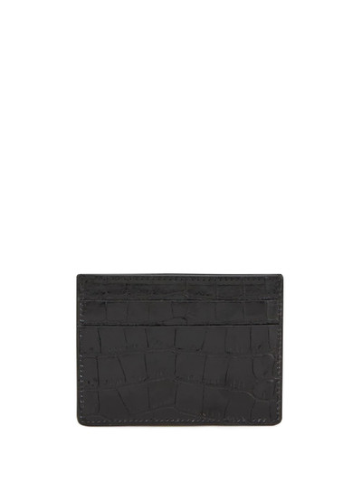 Giuseppe Zanotti logo plaque embossed cardholder outlook