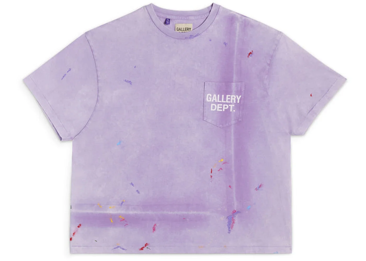 Gallery Dept. Vintage Logo Painted Tee Purple - 1