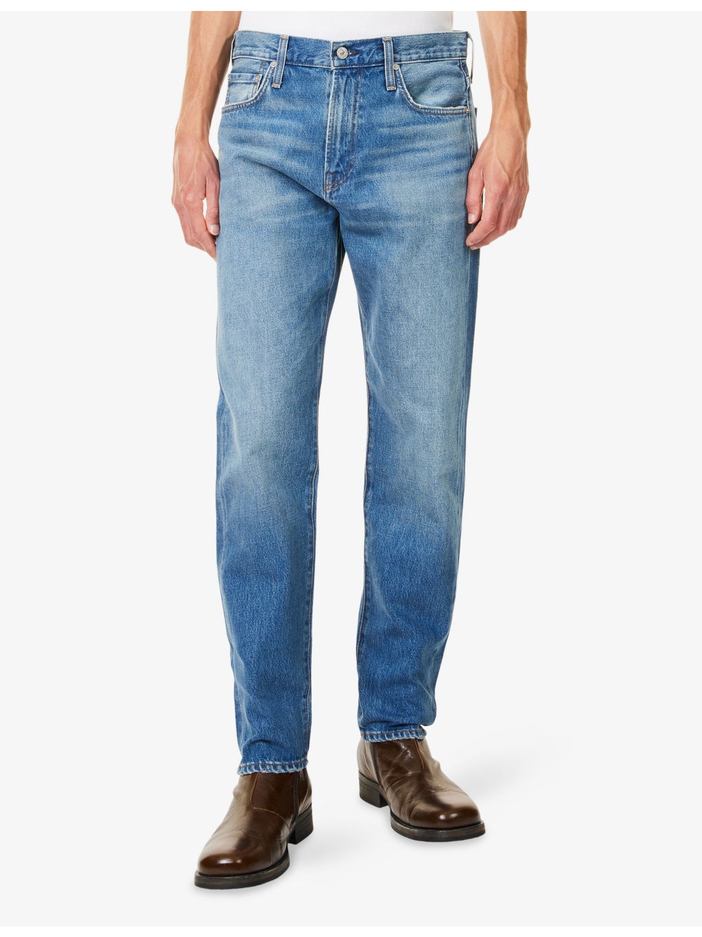 Ando Relaxed-Fit Straight-Leg Denim Jeans - 3