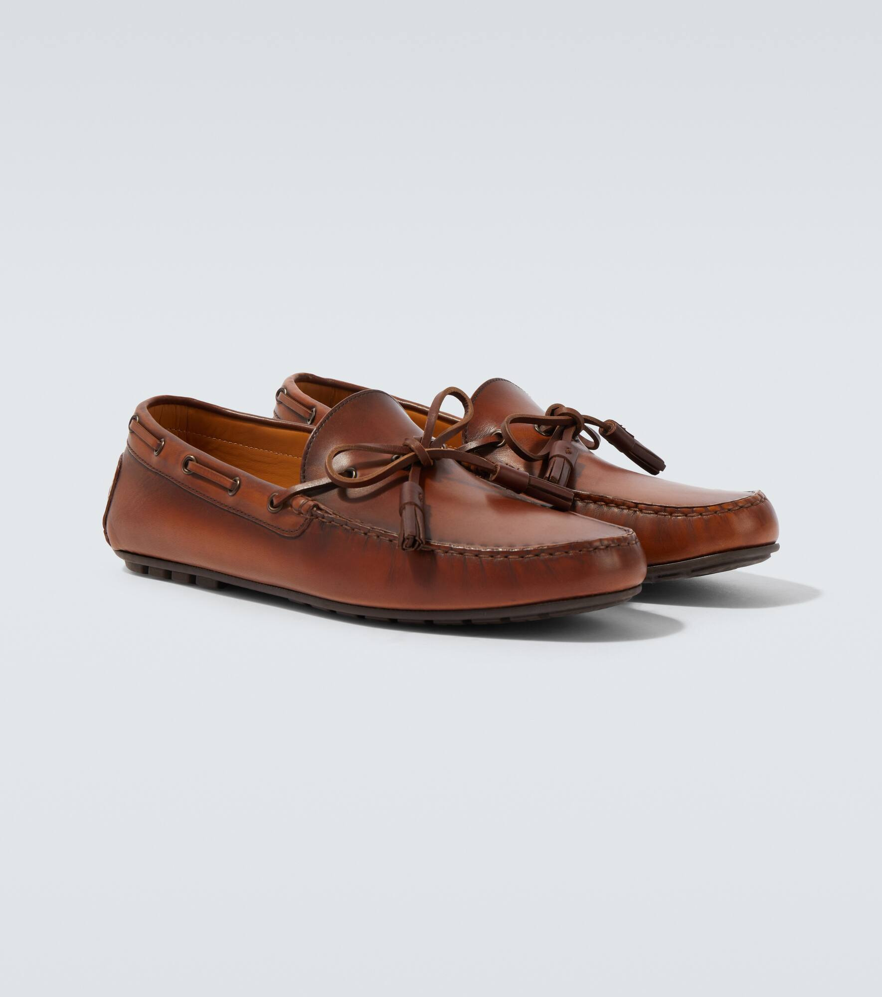 Harold leather boat shoes - 5