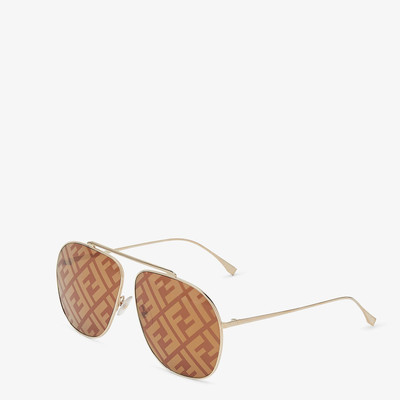 FENDI Metal sunglasses with FF logo outlook