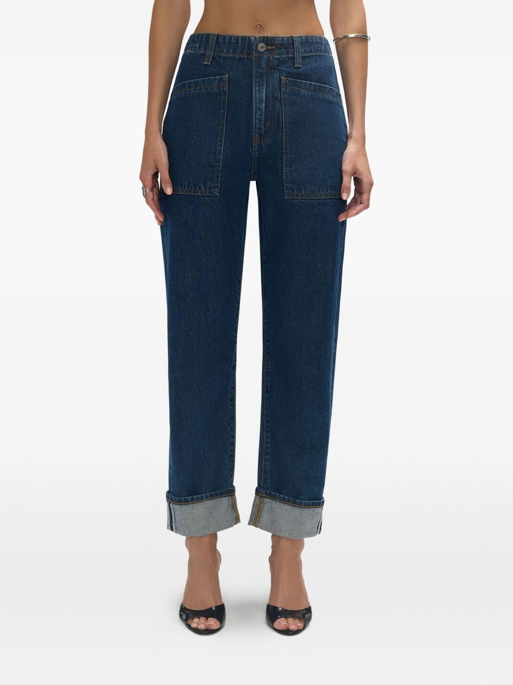 Bender double-pocket cuffed jeans - 2
