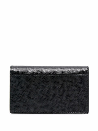 Prada logo plaque cardholder outlook