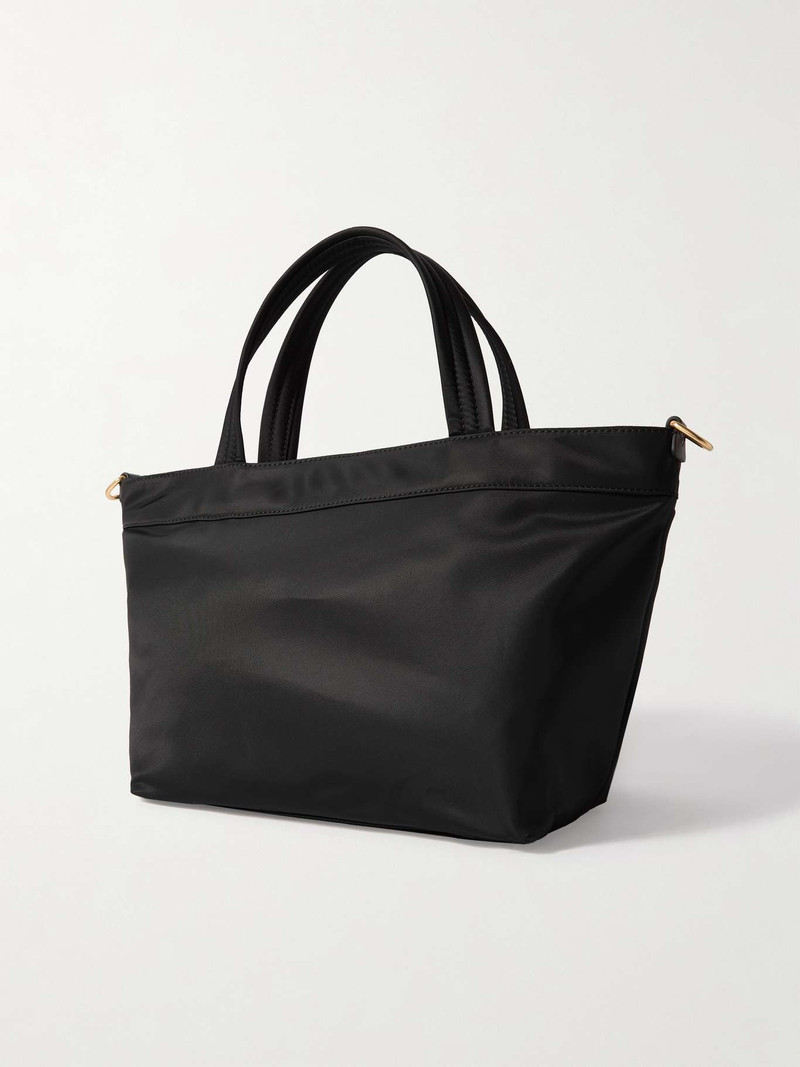 Leather-trimmed ECONYL® tote bag 3