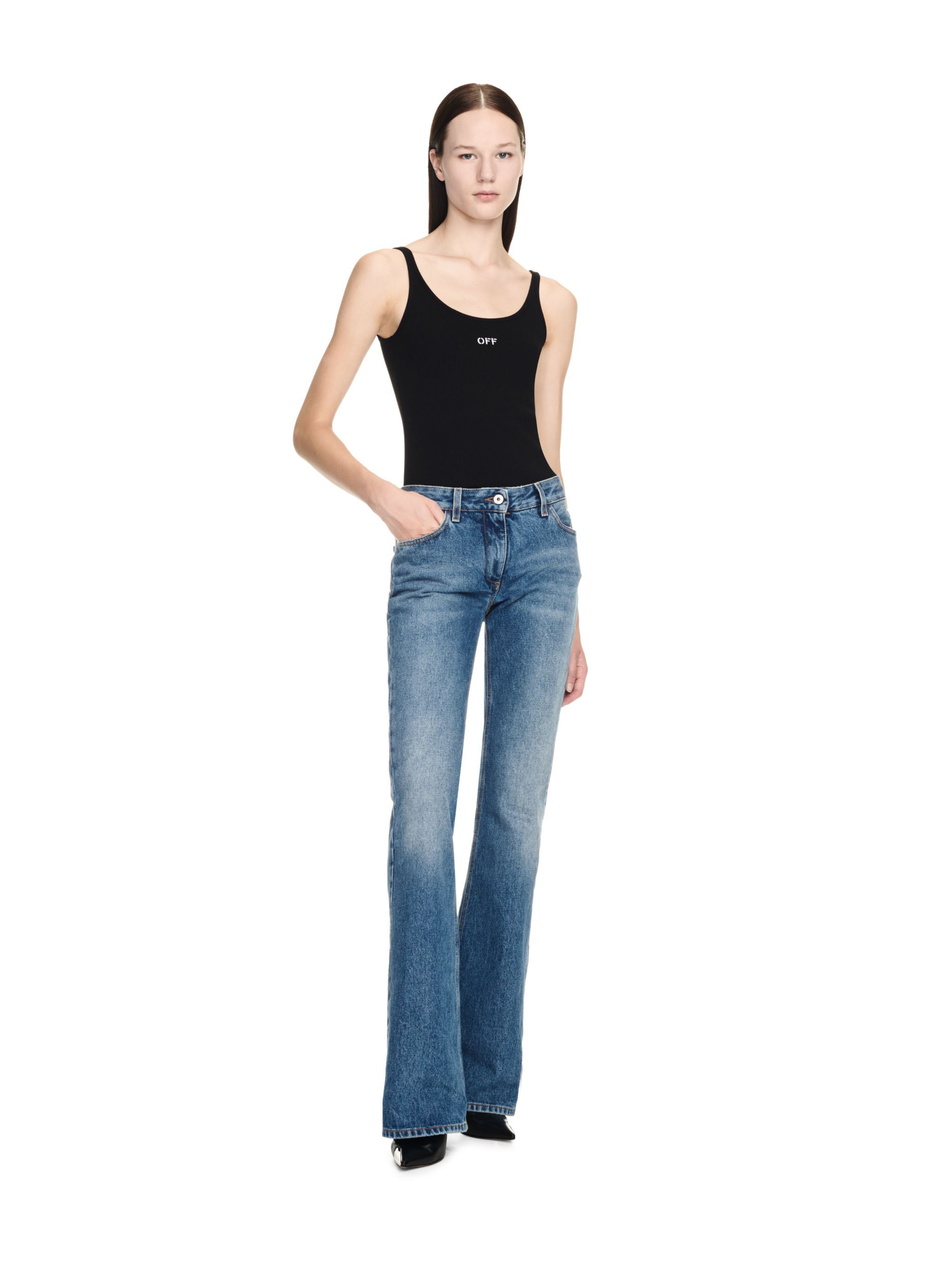 Flared 5 Pocket Pants - 2