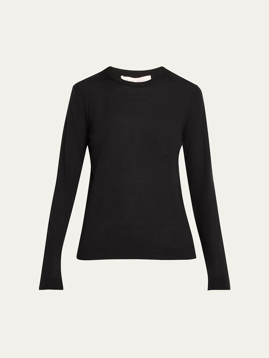 Cashmere Jersey Knit Crewneck - 1
