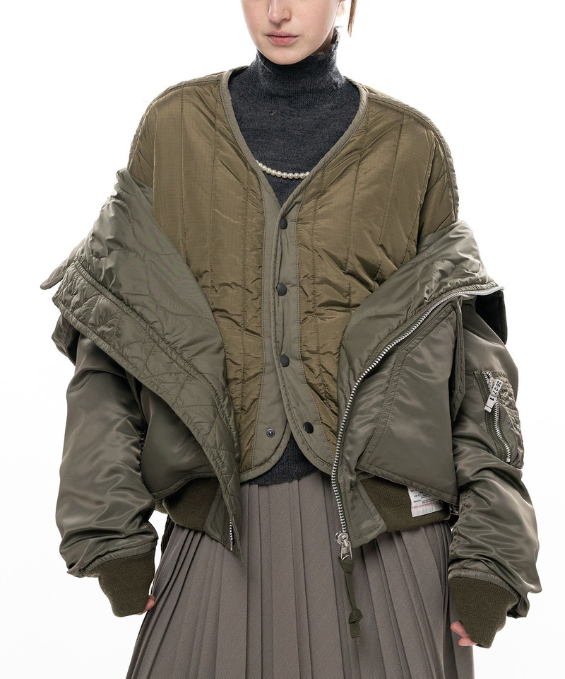 Shifted Layer Flight Jacket 18