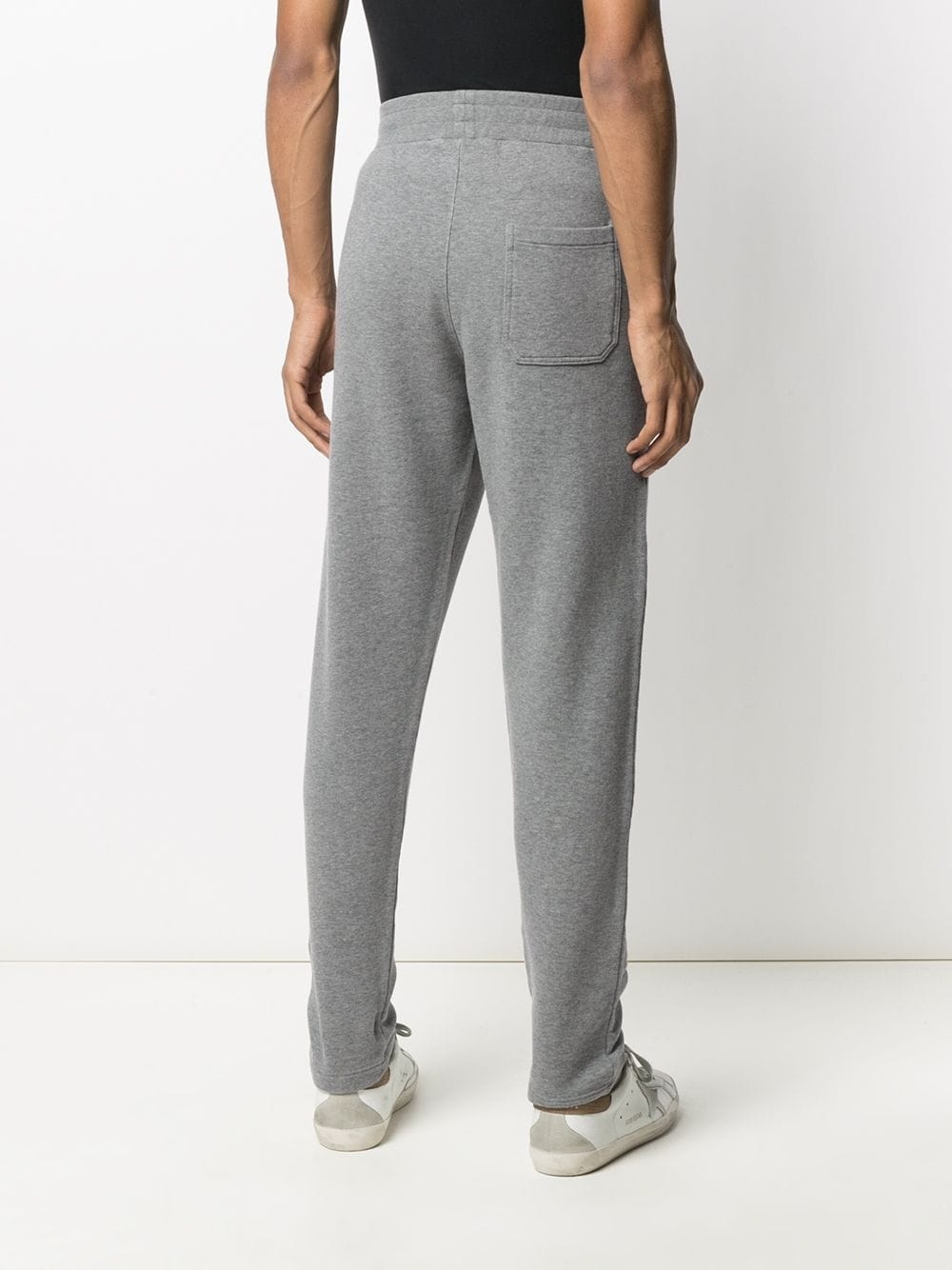 logo-print tapered track trousers - 4