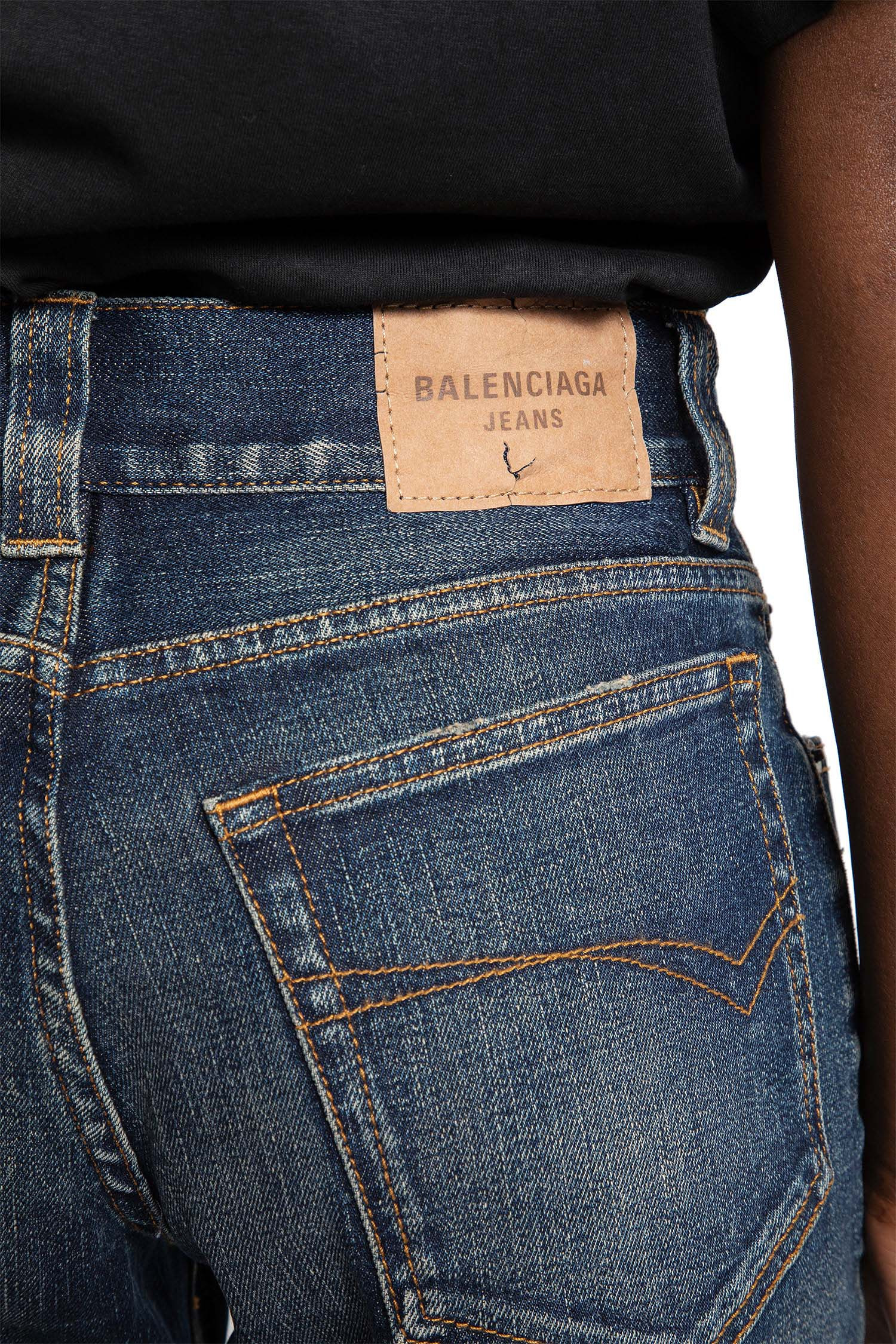 Slim-Fit-Bootcut-Pants-In-Cotton-Denim - 4