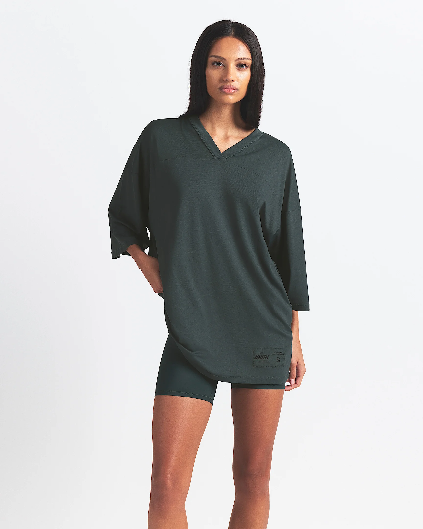 NikeSKIMS Airy Women's Oversized V-Neck T-Shirt - 1