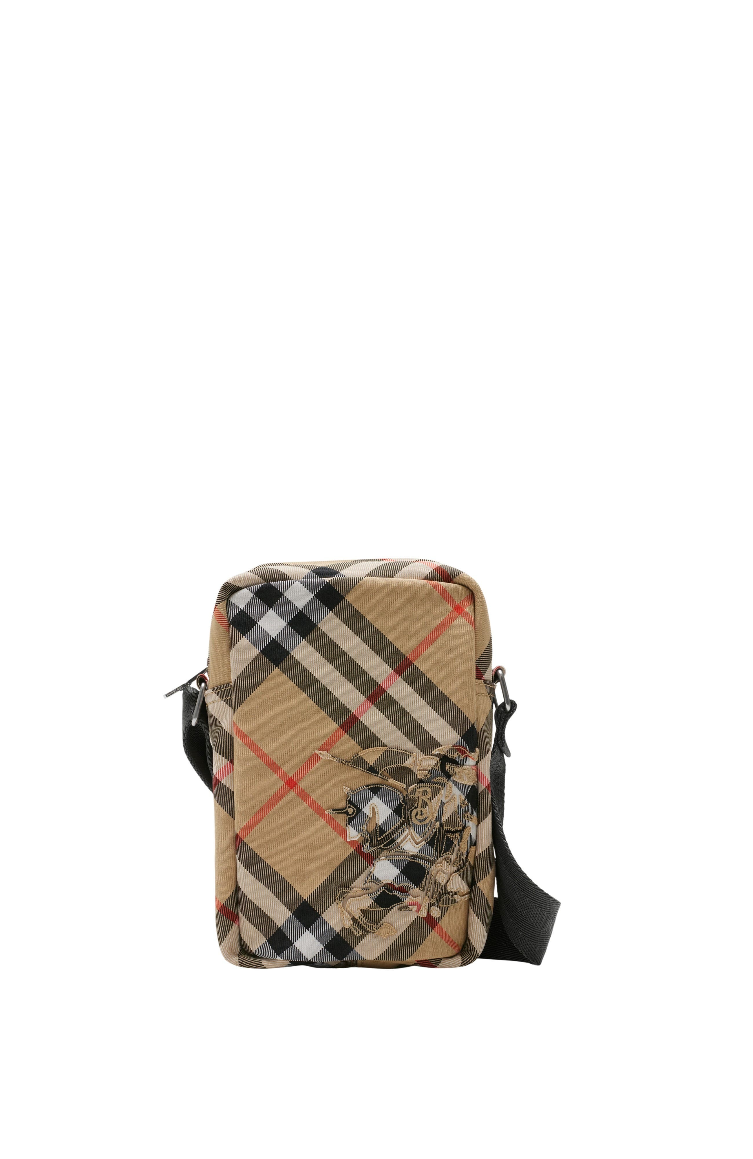 burberry Check Phone Bag in Sand at Nordstrom - 1