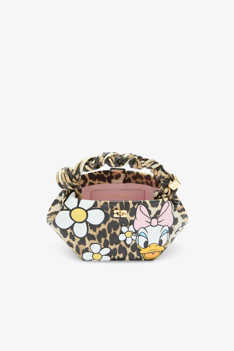 GANNI X DISNEY DAISY DUCK LEOPARD MINI BOU BAG 3