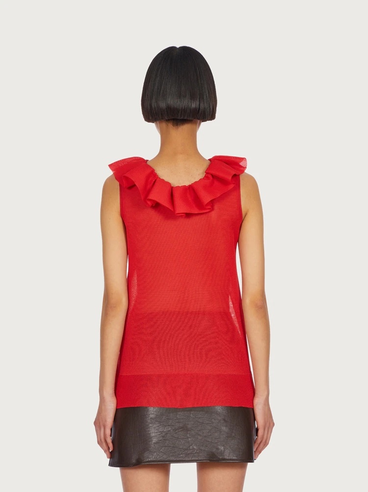 RUFFLE DETAIL TOP - 3