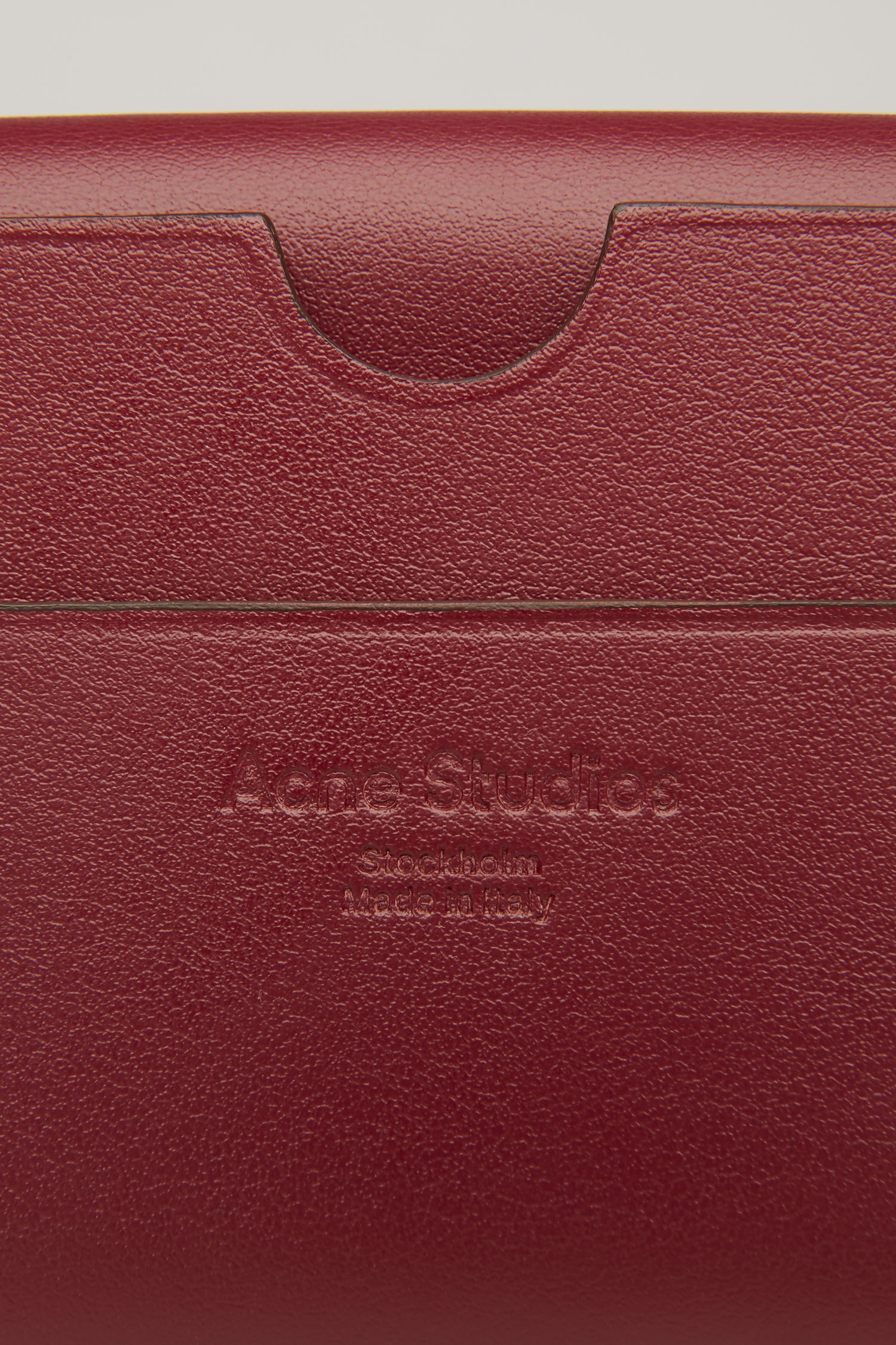 Bifold cardholder burgundy - 2