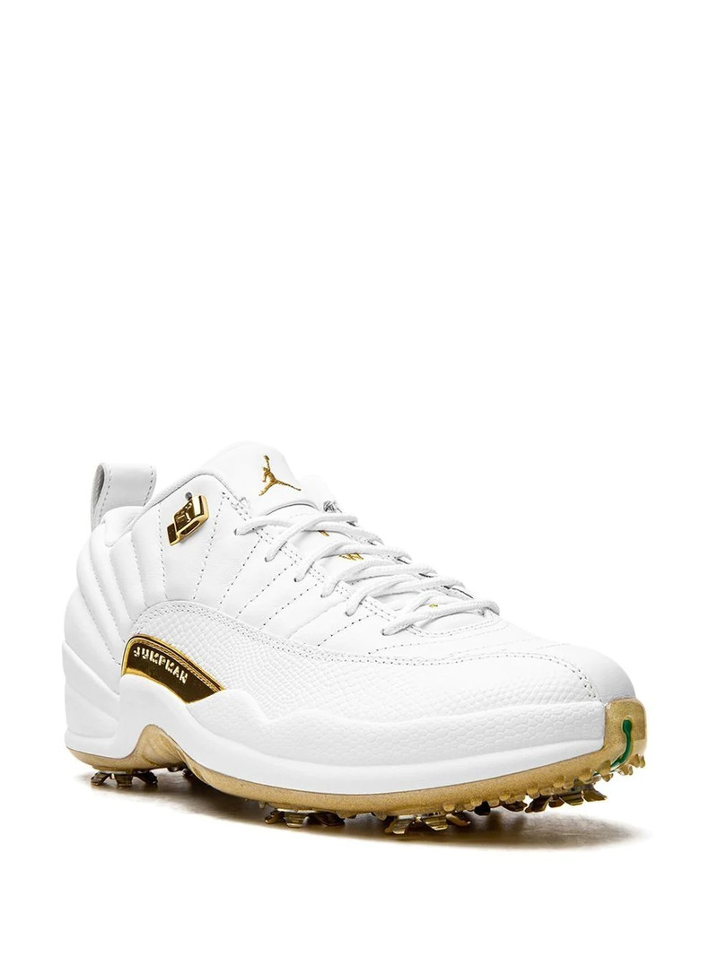 Jordan Air Jordan 12 Golf NRG M22 "Masters Pack - White Metallic" sneakers outlook