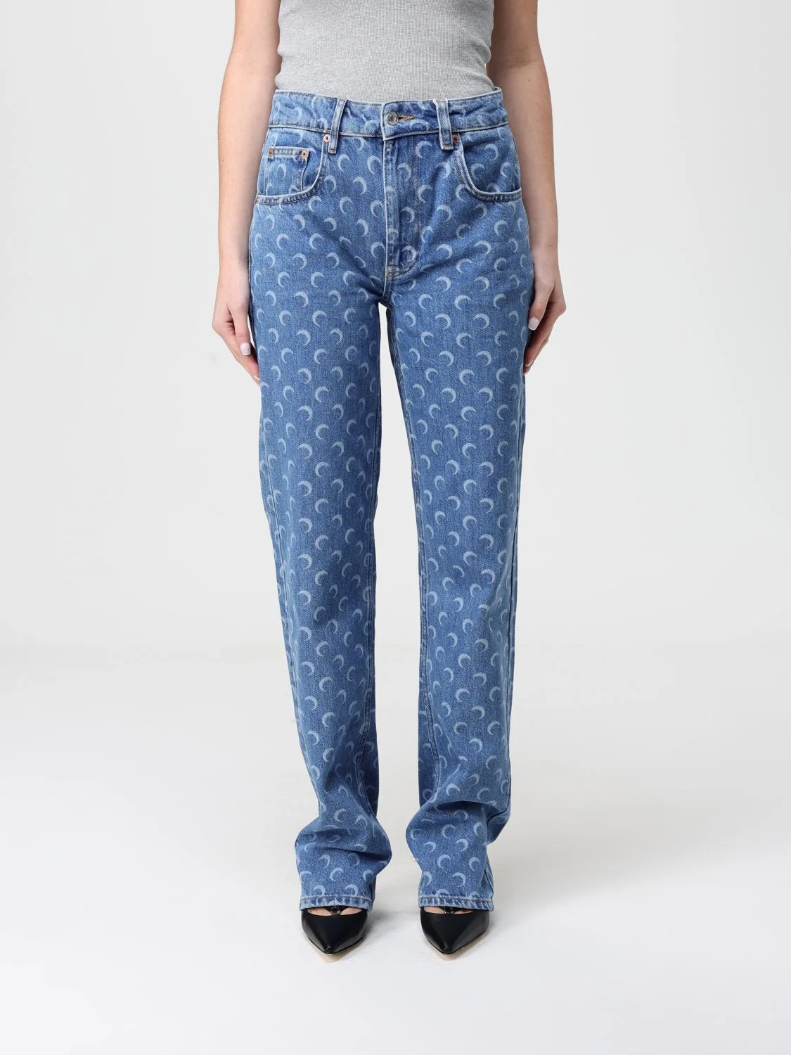 Jeans woman Marine Serre - 1