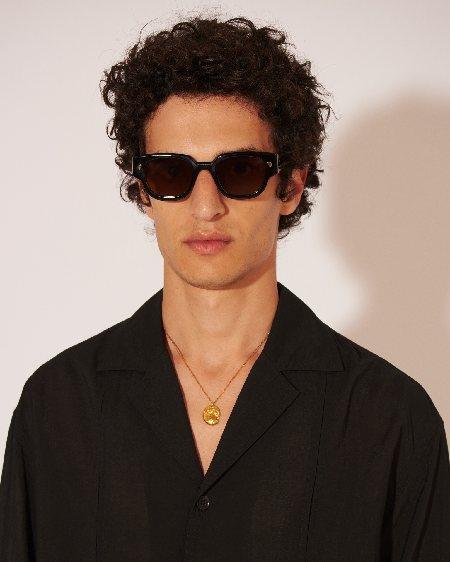 CY - Washed-shirting loose shirt - Black - 5
