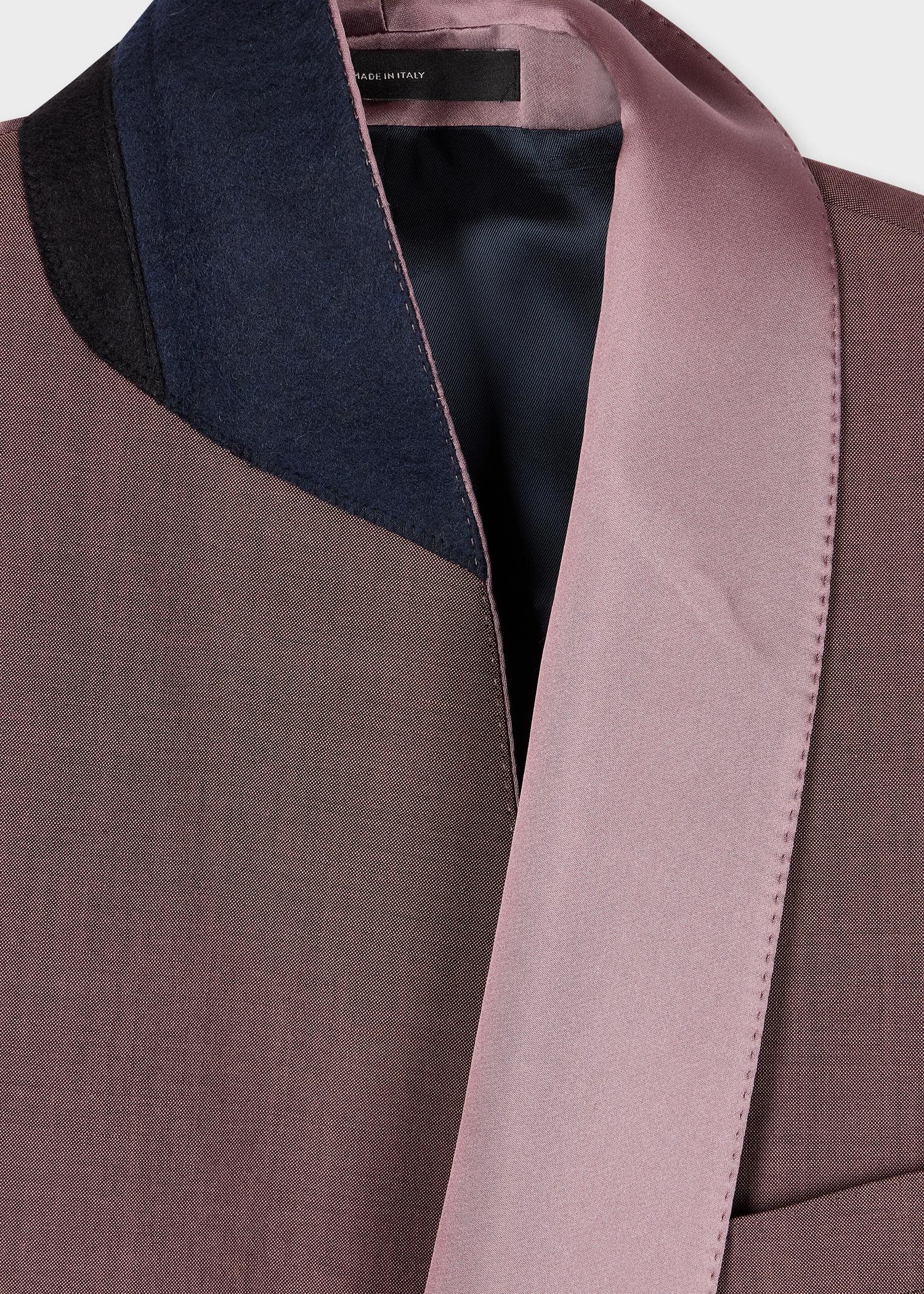 Dark Mauve Wool-Mohair Suit - 2