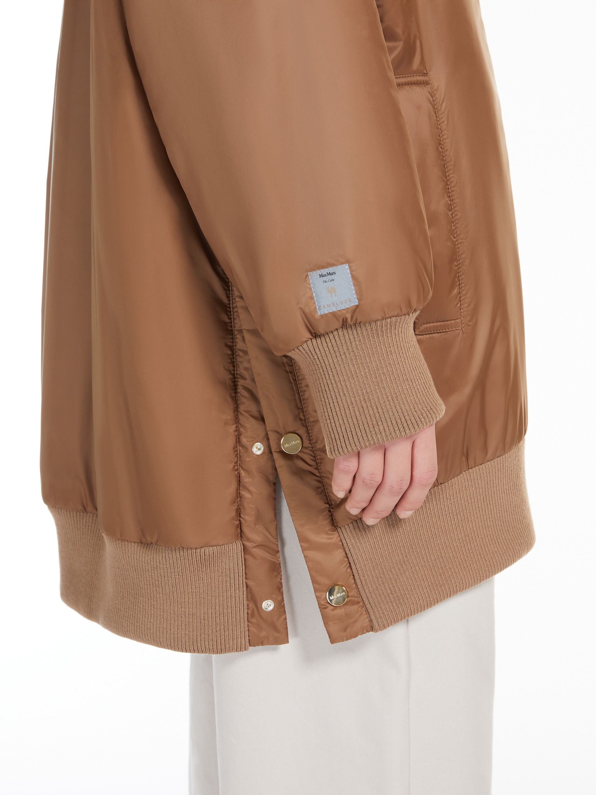 GREENMA Water-repellent canvas hooded parka - 5