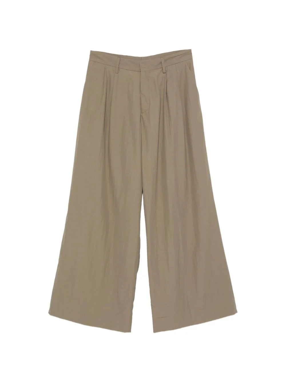 pleated wide trousers - 1