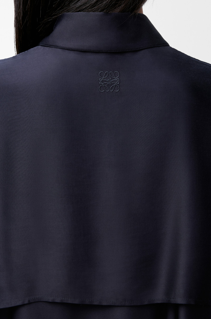 Cape shirt in viscose 5