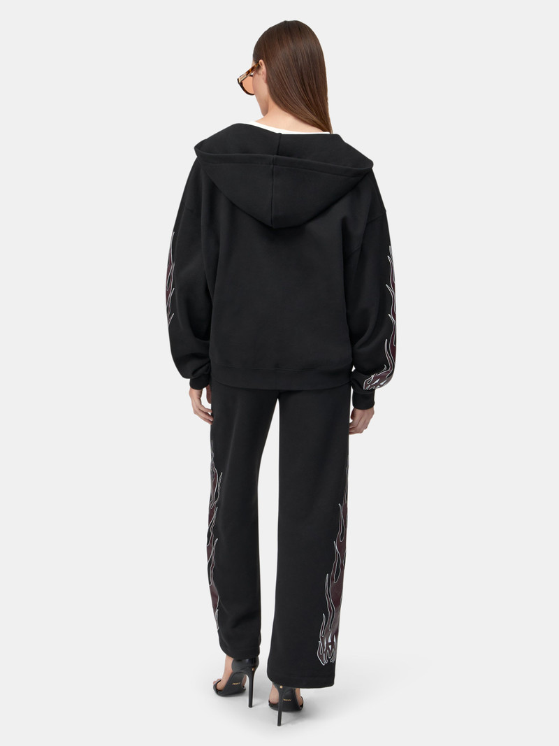 WOMEN'S MA FLAMES ZIP HOODIE 4