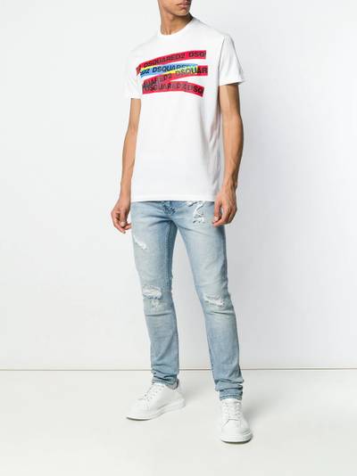 DSQUARED2 logo print T-shirt outlook