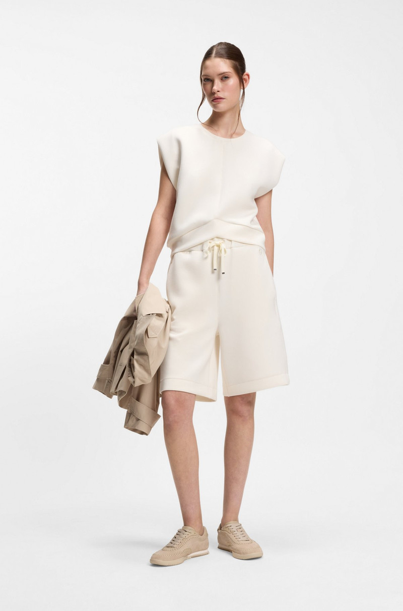BOSS LOOSE-FIT SWEATSHIRT WITH V-CUT HEMLINE outlook