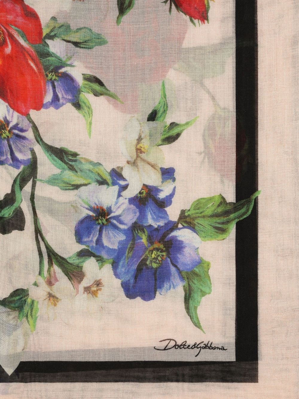 floral-print scarf - 2