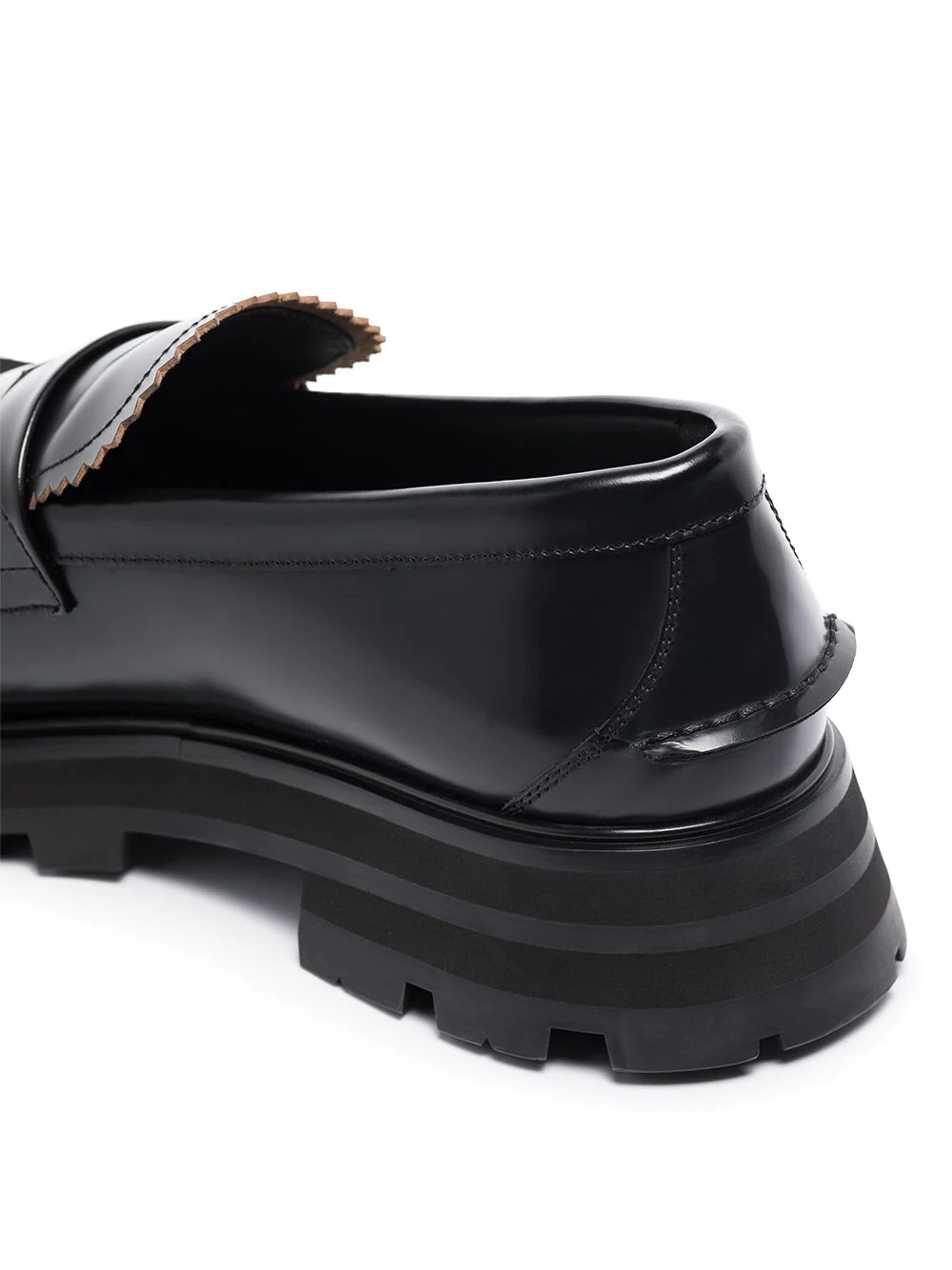 lug-sole penny loafers - 2