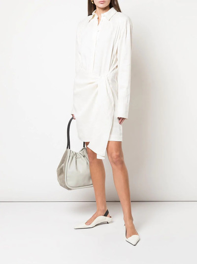 Proenza Schouler wrap detail shirt dress outlook