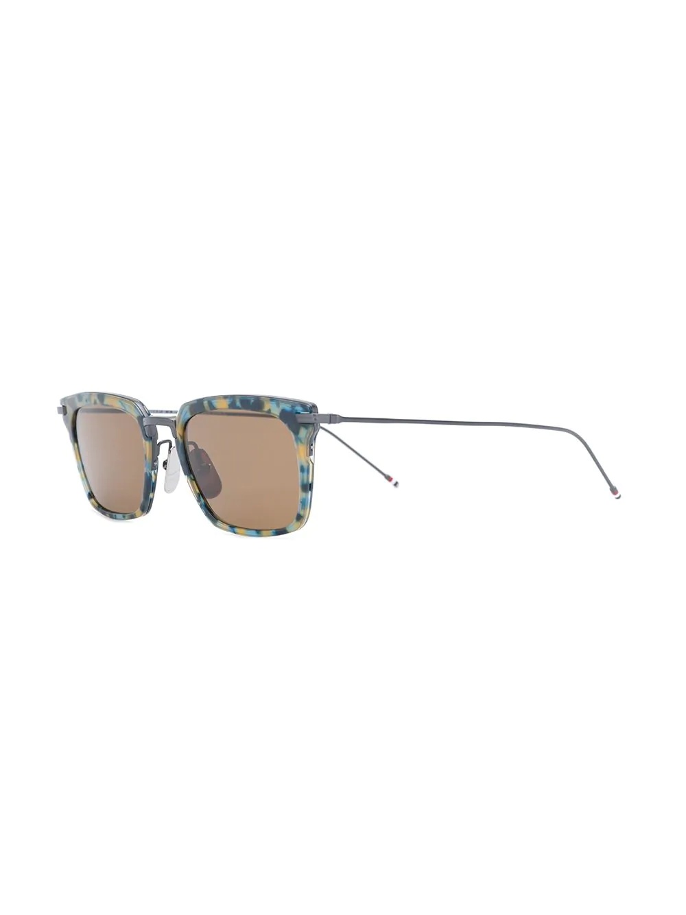 tortoiseshell effect sunglasses - 2