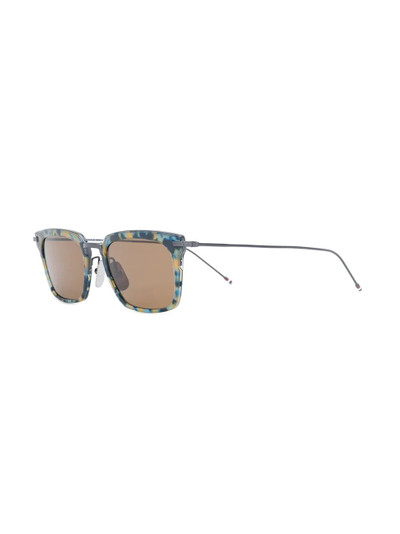 Thom Browne tortoiseshell effect sunglasses outlook