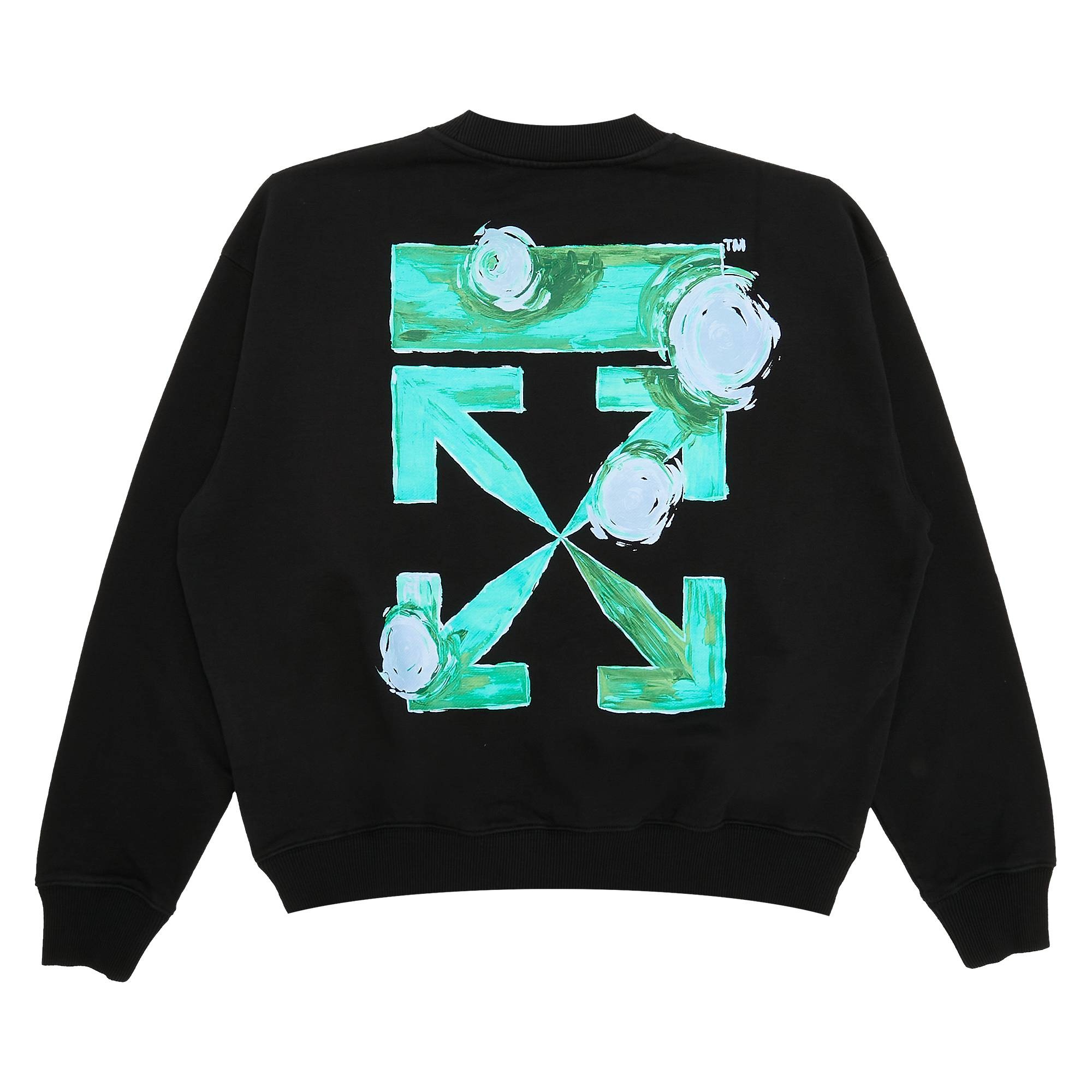 Off-White Tornado Arrow Skate Crewneck 'Black/Multicolor' - 2