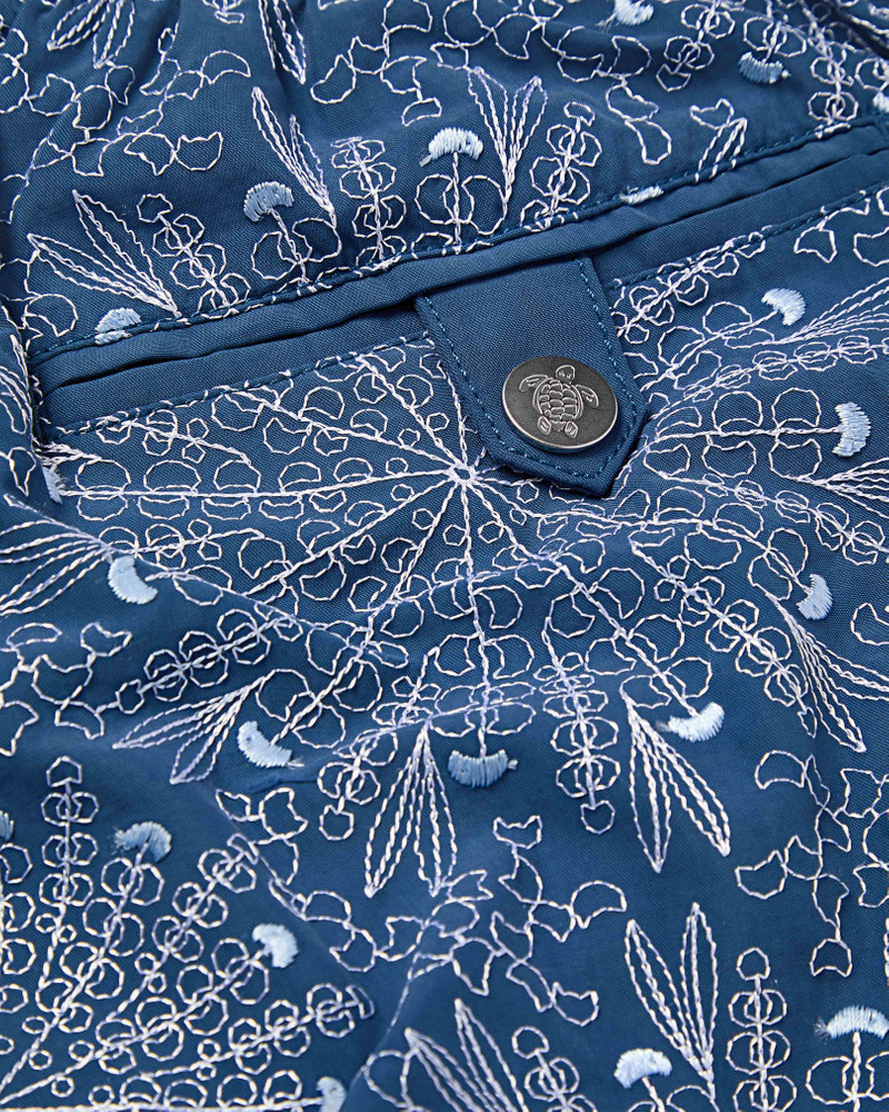 MEN EMBROIDERED SWIM TRUNKS MOSAIC URCHIN - LIMITED EDITION 4