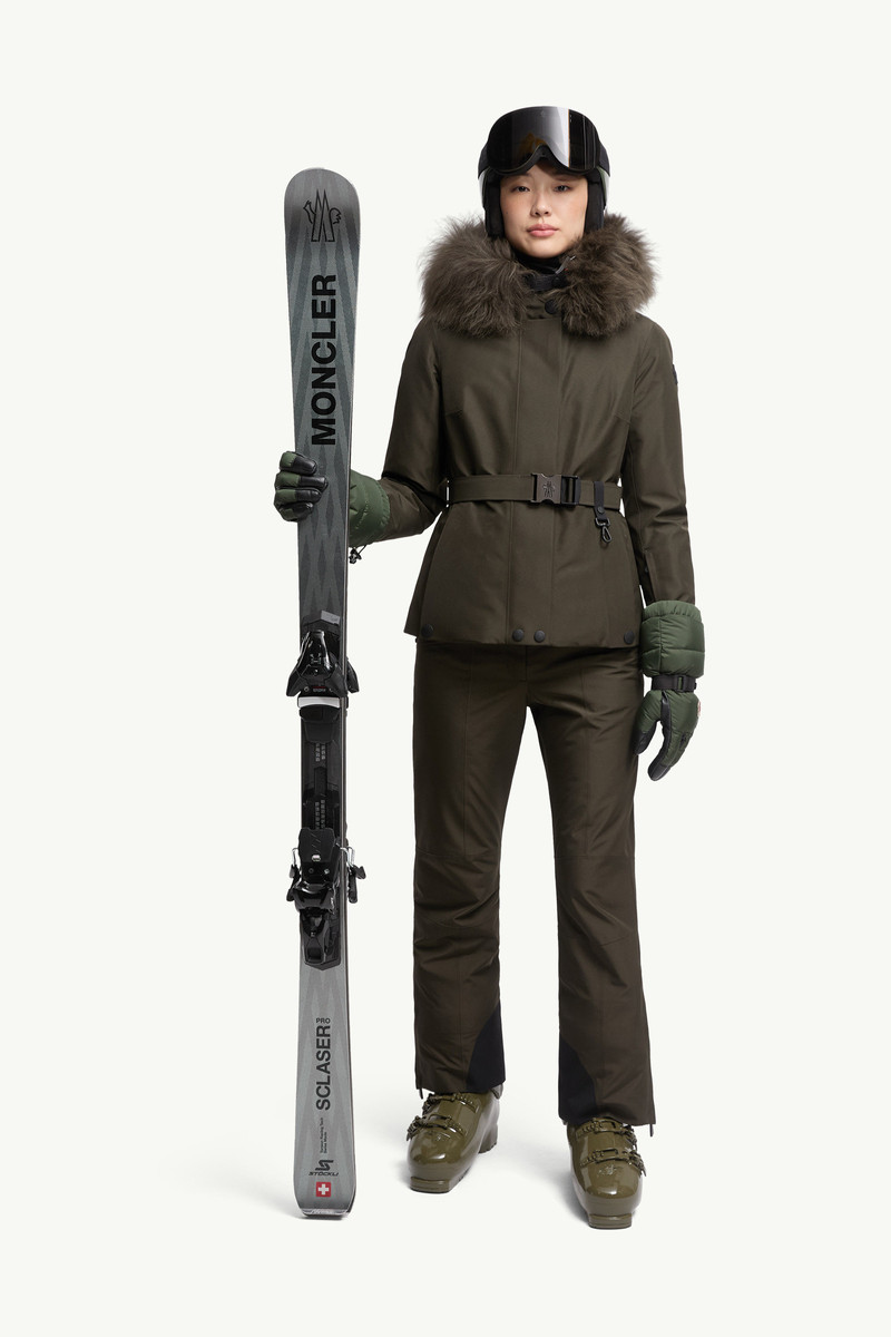 Moncler Grenoble Laplance GORE-TEX Shearling-Trimmed Hooded Down Ski Jacket outlook