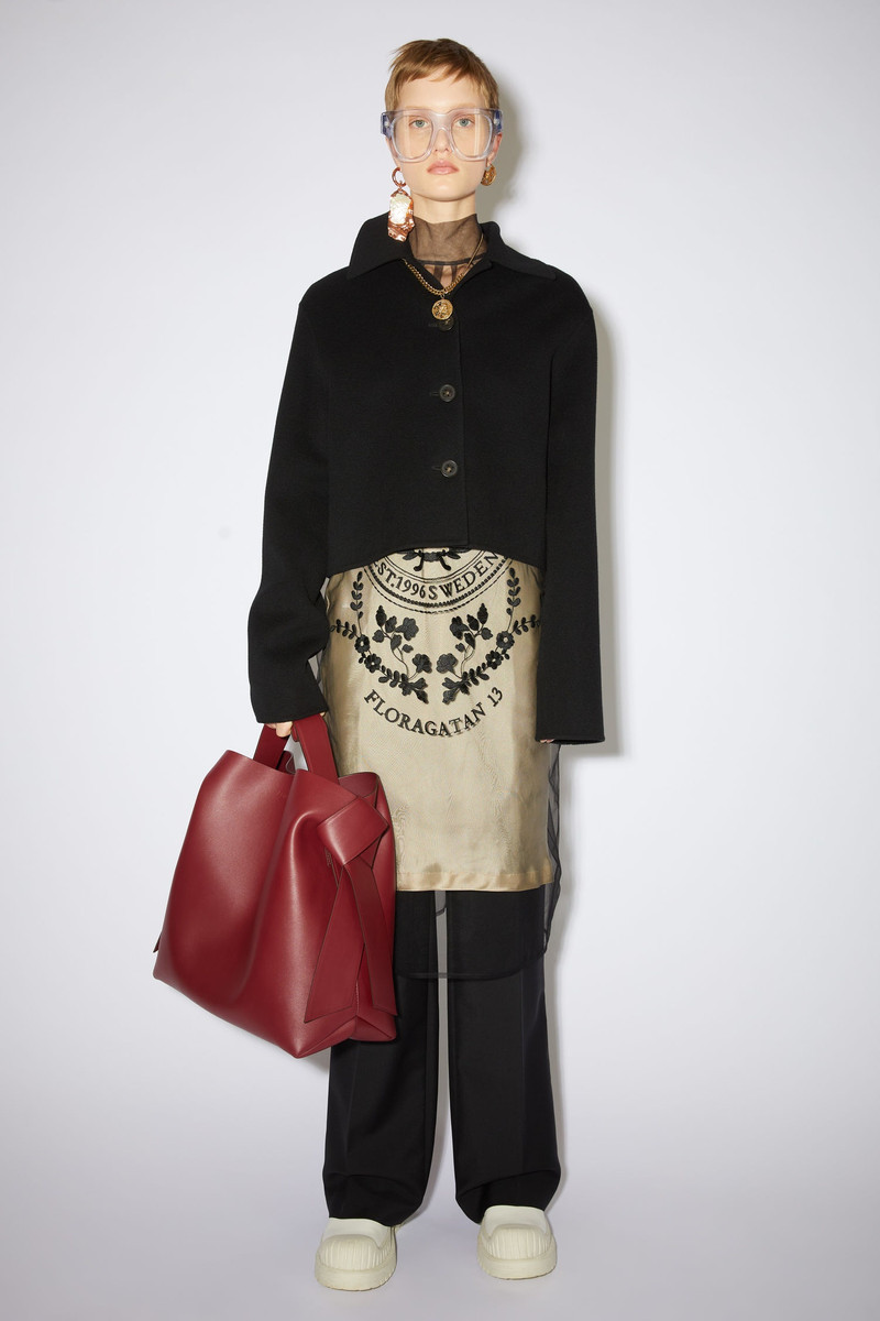 Large Leather Bag - Burgundy 5