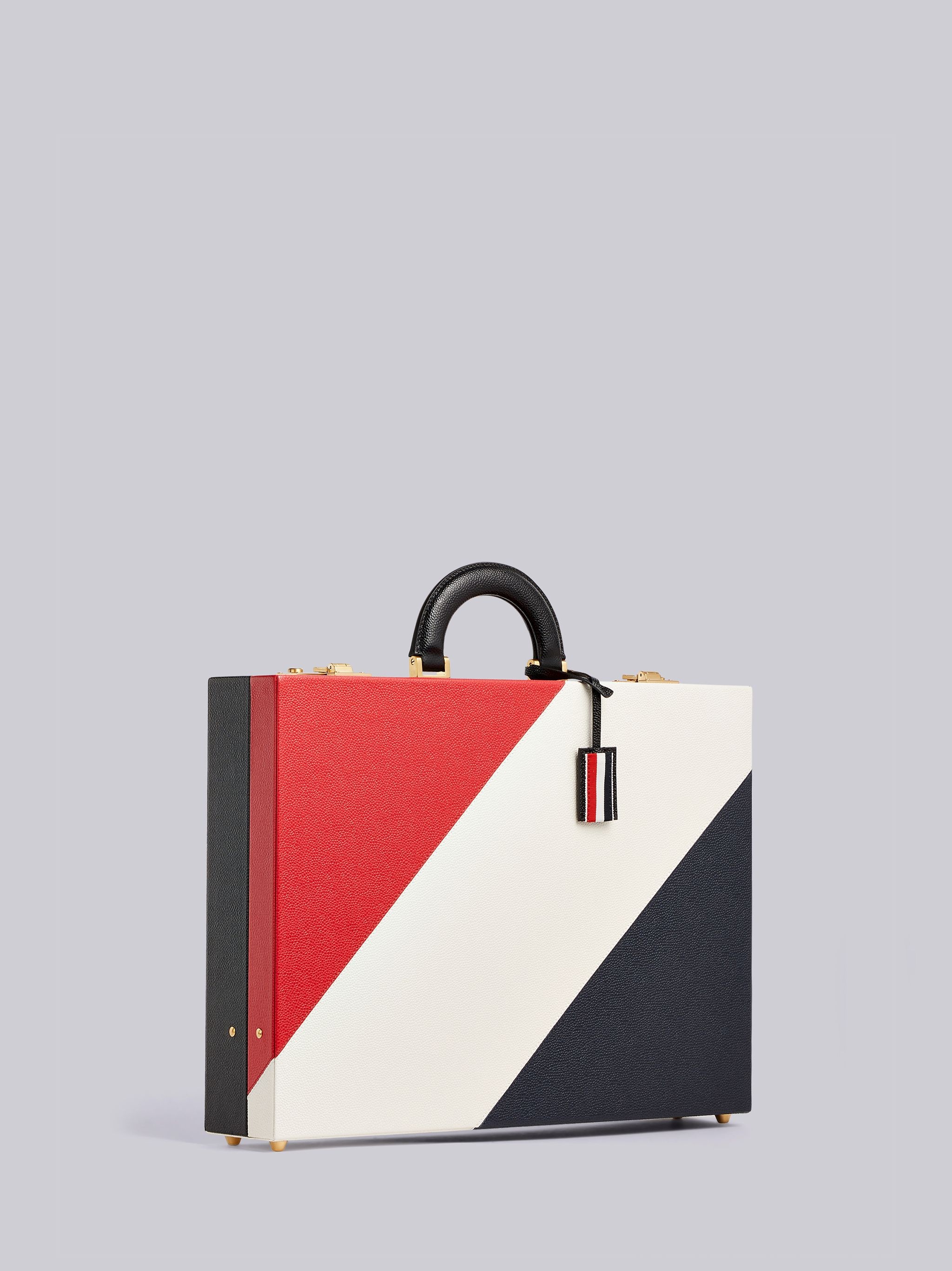 RWB Intarsia Stripe Attaché Case - 3