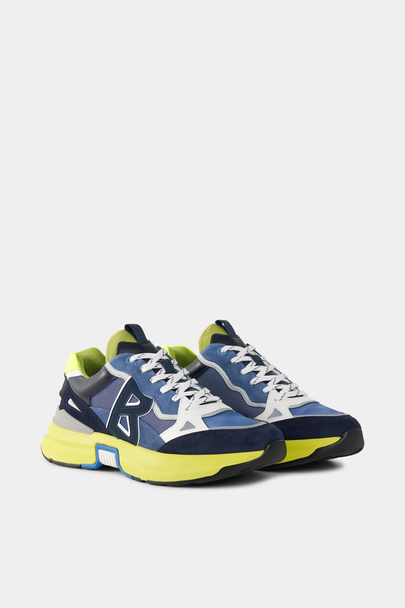Sneaker CTP25 in Navy blue/yellow/grey 3
