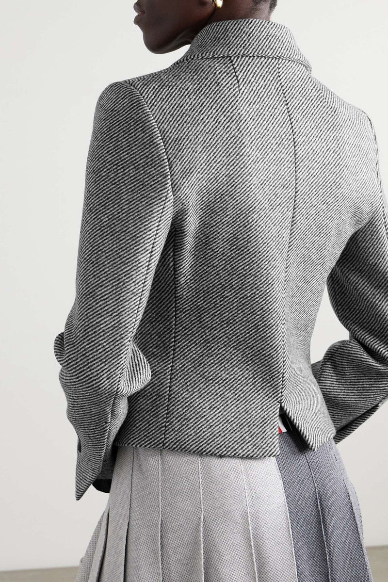 Striped wool jacket 4