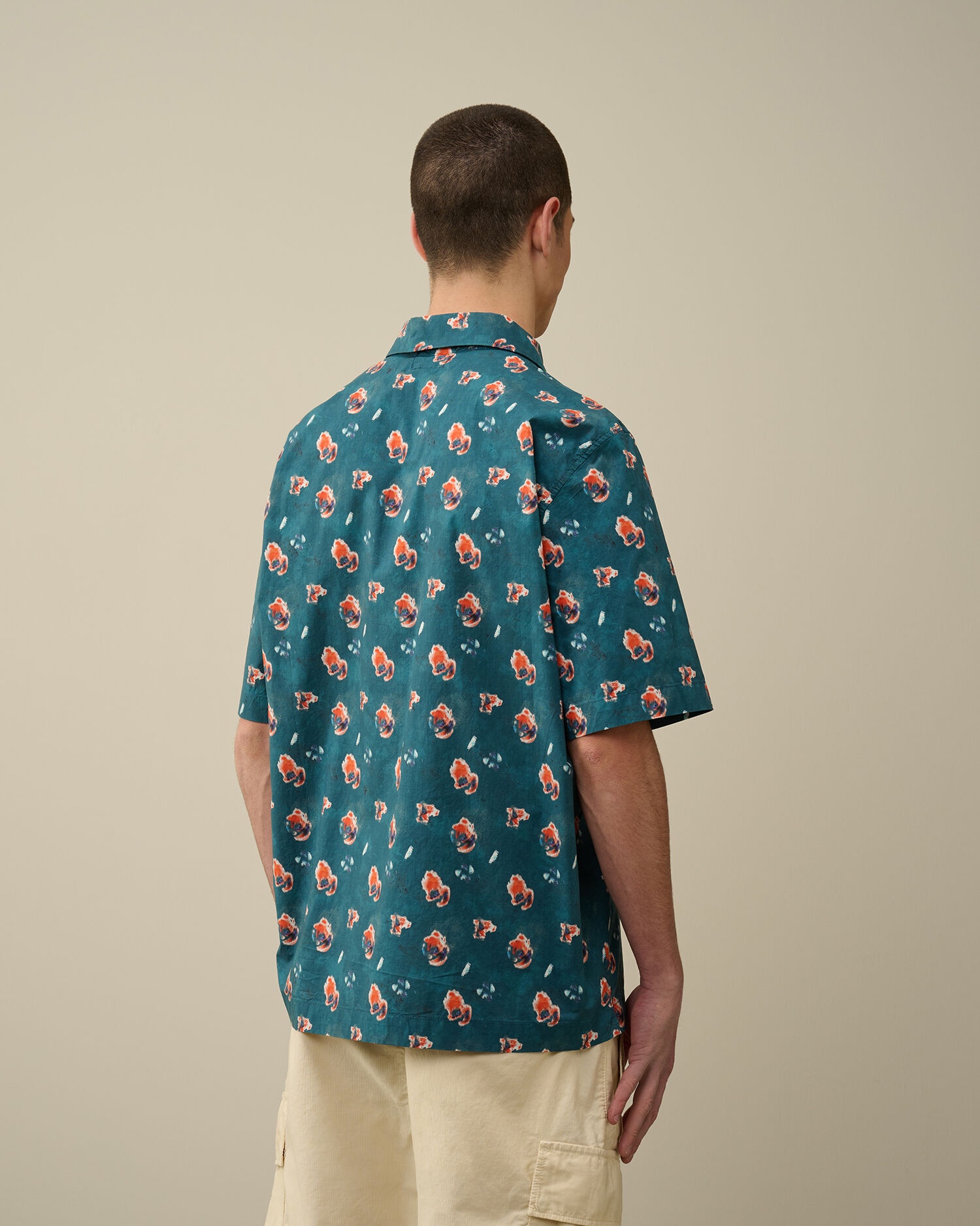 Popeline Sponged Print Shirt - 3