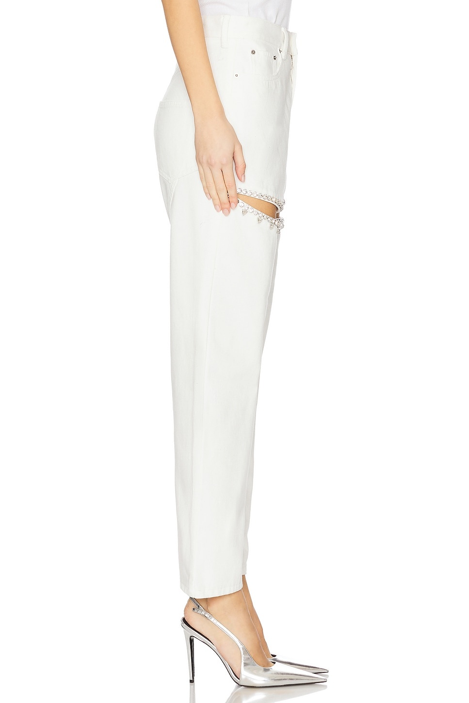 Crystal Slit Jean - 3