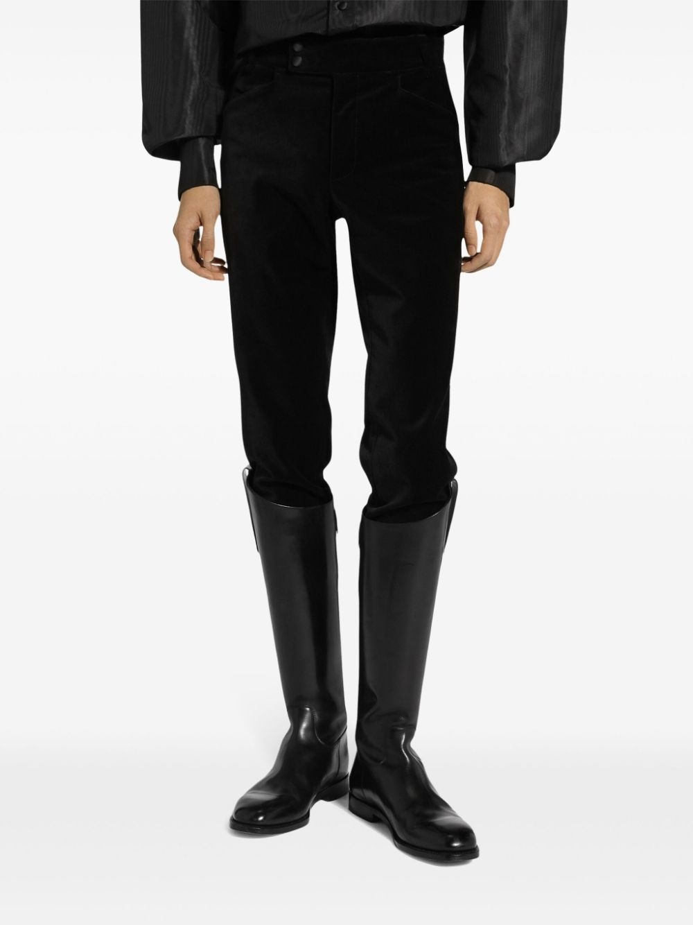 slim-fit tailored trousers - 5