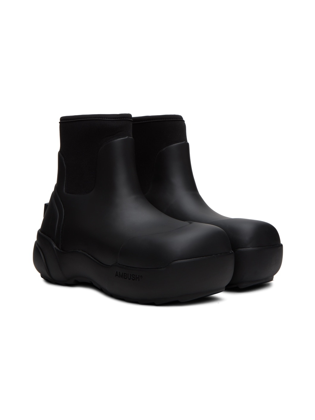 Black Rubber Boots - 4