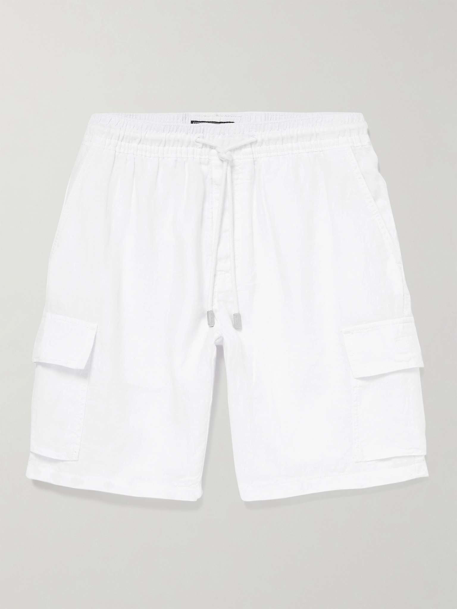 Baie Linen Drawstring Cargo Shorts - 1