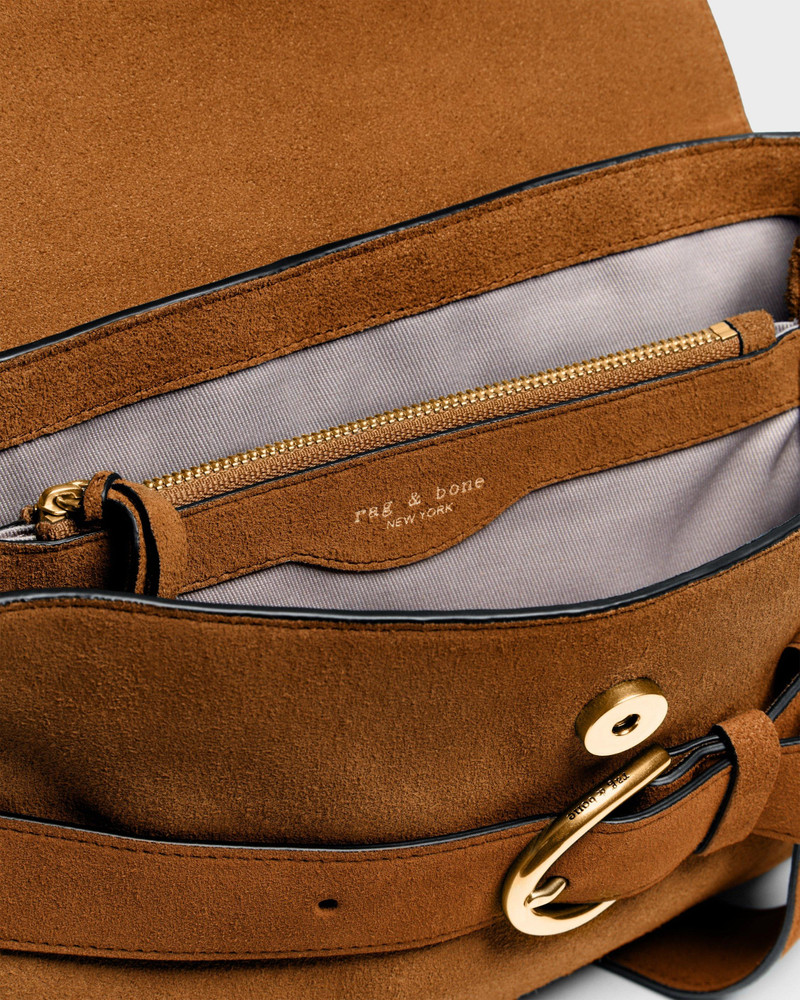 Lexington Suede Flap Bag 4