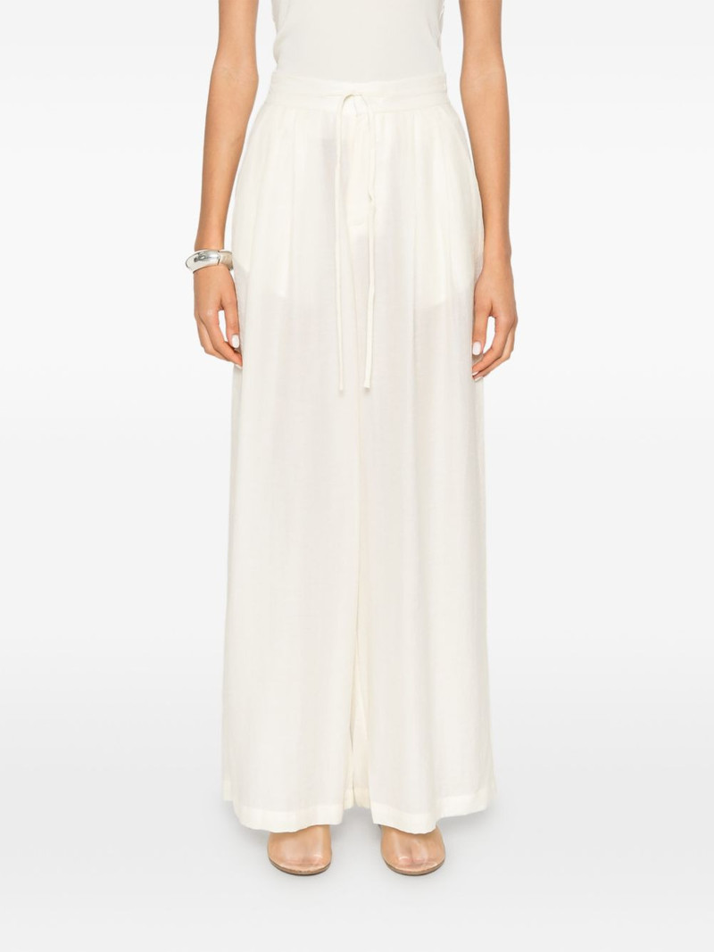 drawstring wide-leg trousers 3