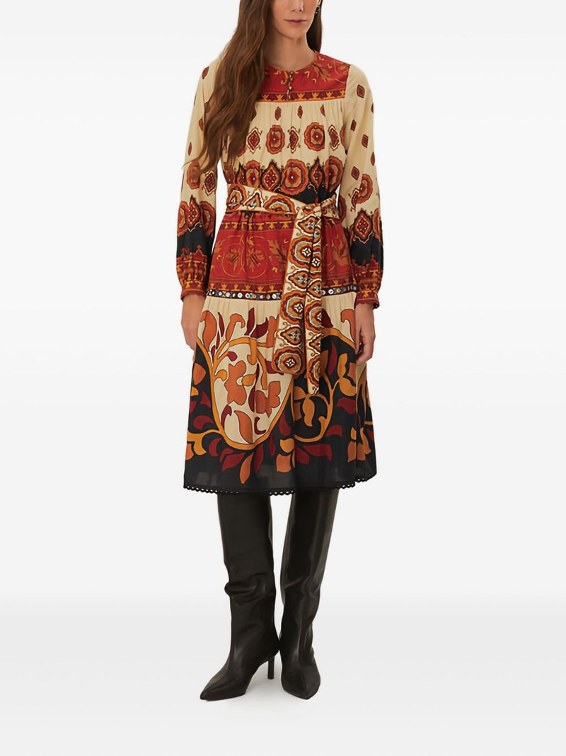 Ainka Tiles belted dress 1