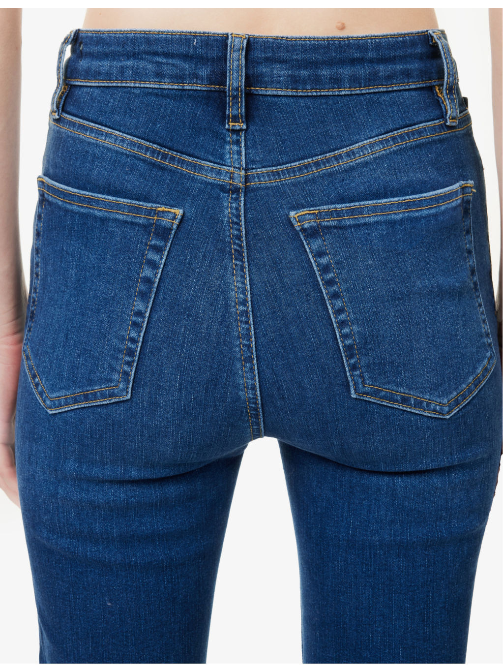 The Pencil Five-Pockets Straight-Leg High-Rise Stretch-Denim Blend Jeans - 6